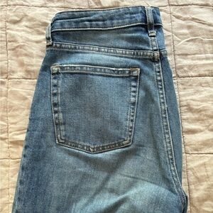 Everlane high rise straight jean